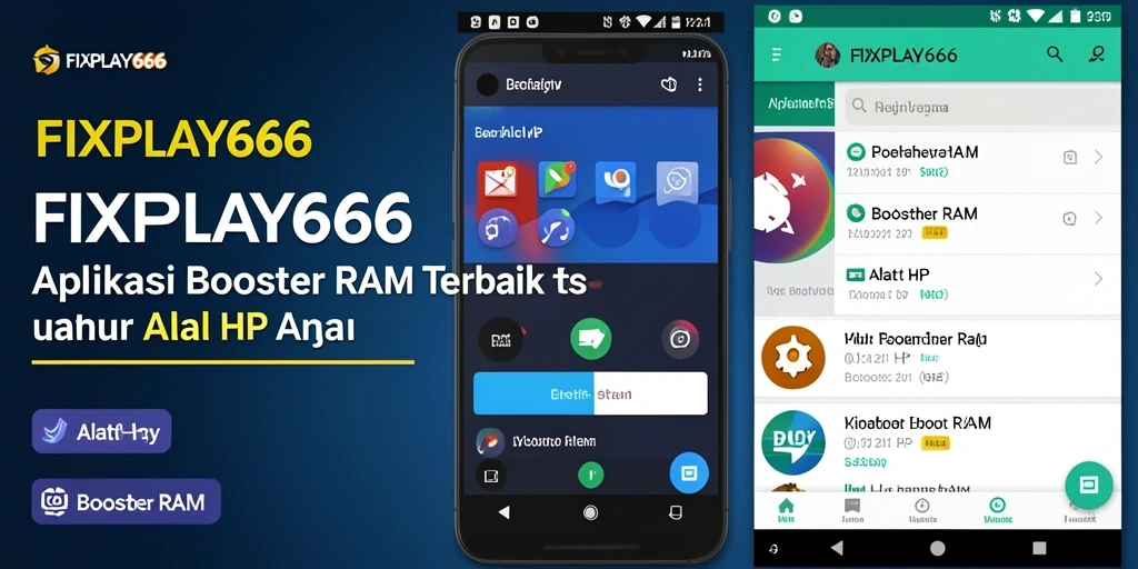 Antarmuka FIXPLAY666 yang sederhana dan efektif untuk Booster RAM.