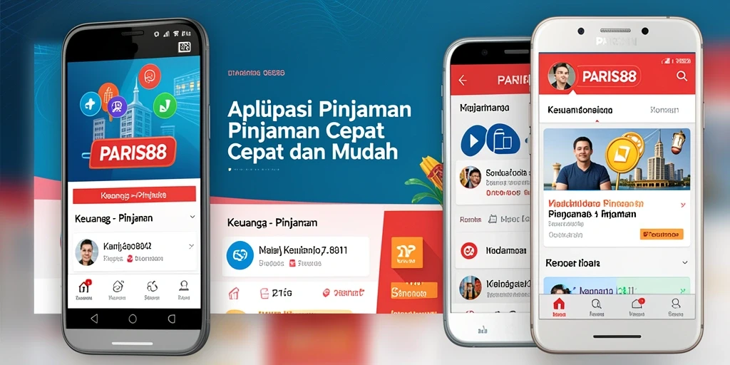 Antarmuka aplikasi PARIS88 yang sederhana dan fungsional.