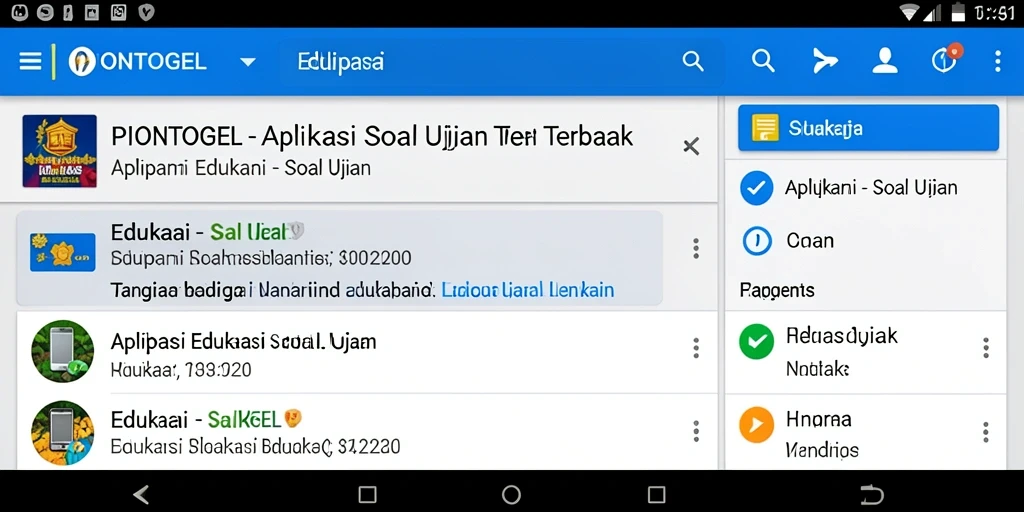 Tampilan antarmuka PIONTOGEL yang interaktif dan ramah pengguna.