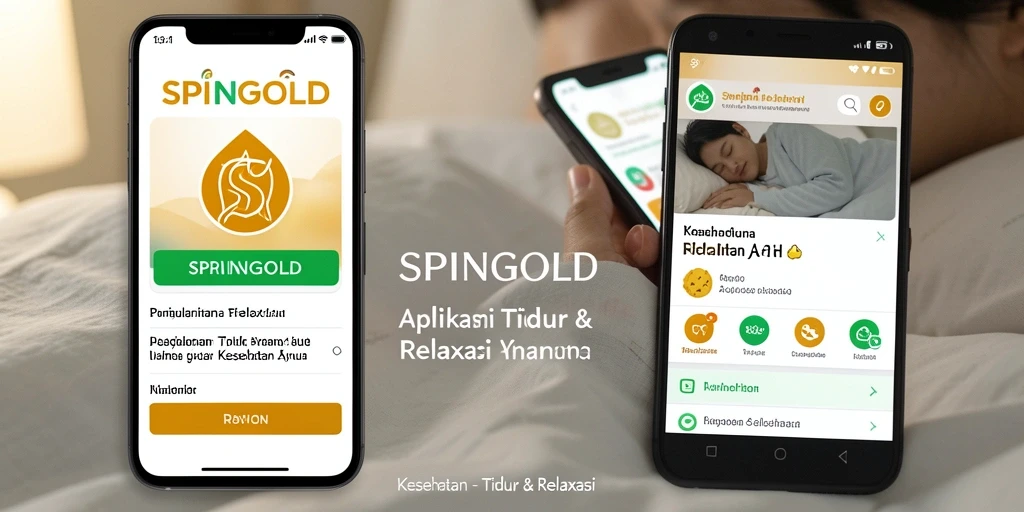Tampilan antarmuka SPINGOLD yang sederhana dan interaktif.