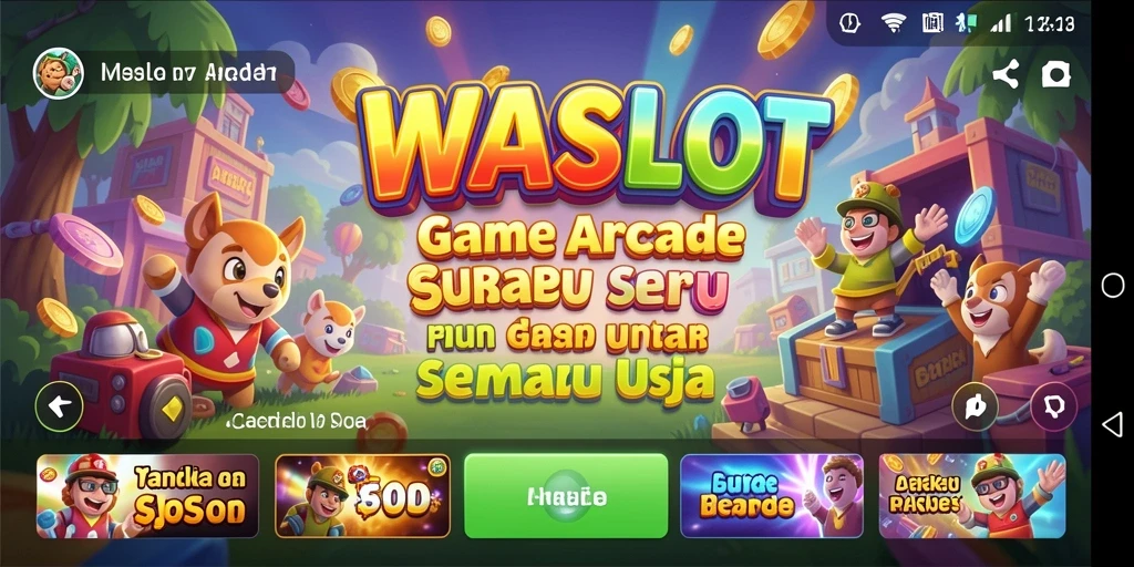 Antarmuka WASLOT yang menarik dengan gameplay seru.
